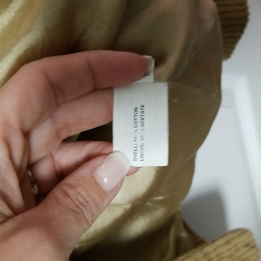 Gap Corduroy Double Breasted Jacket Tan XL - Picture 4 of 8